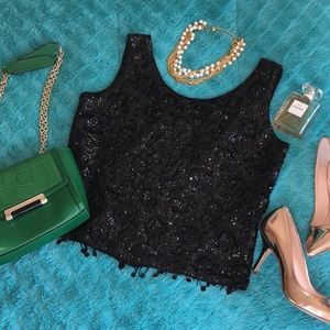 Vintage Glam Embellished perfect condition  Top